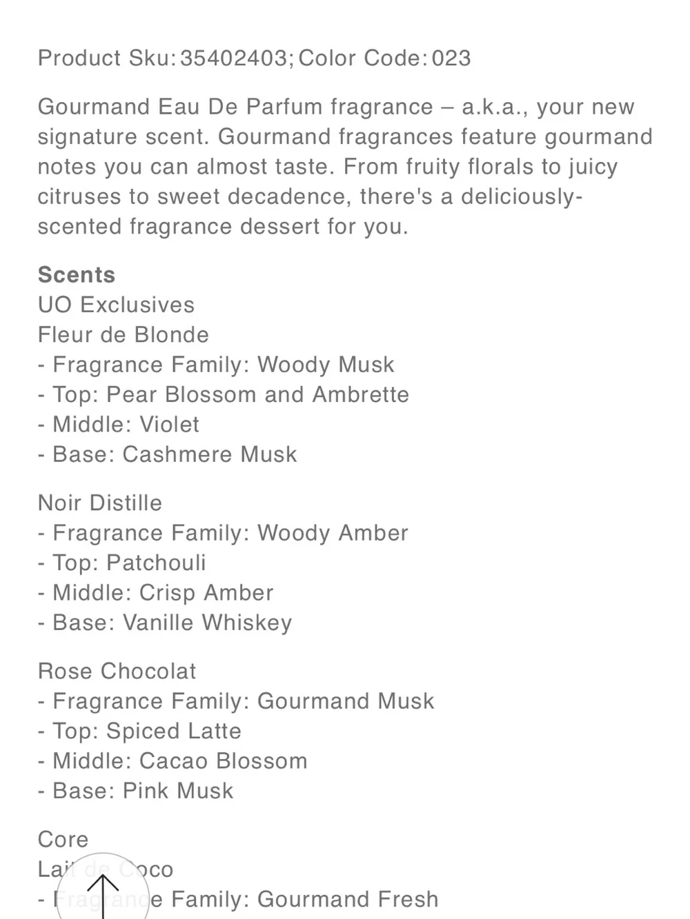 NEW! Fleur De Blonde by Le Monde Gourmand NIB